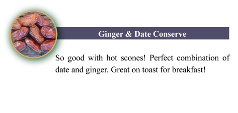 Ginger&Date Conserve
